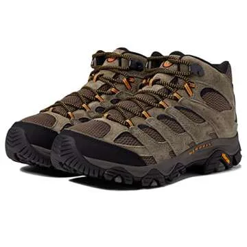 Merrell Men's Moab 3 Mid Hiking Boot, Walnut, 11