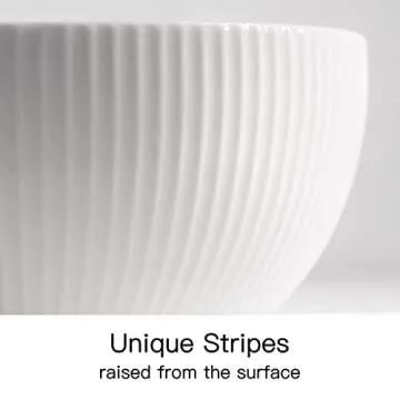 getstar Dessert Bowls, 4.5 in 10 oz Small Porcelain Bowl Set of 6, Microwave & Dishwasher Safe Ceram...