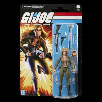 G.I. Joe Classified Series Retro Cardback Courtney “Cover Girl” Krieger, Collectible 6 Inch Acti...