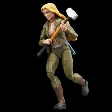 G.I. Joe Classified Series Retro Cardback Courtney “Cover Girl” Krieger, Collectible 6 Inch Action Figure with 9 Accessories