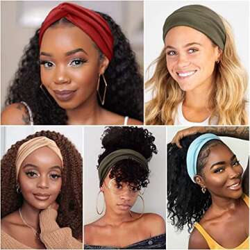 DRESHOW 8 Pack Stylish Headbands for All Occasions