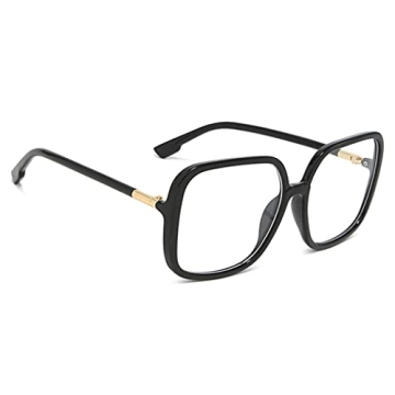 Bullabulling Retro Square Reading Glasses Stylish Oversized