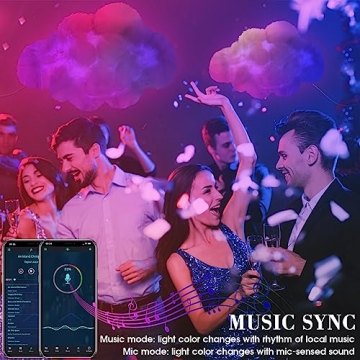 WOOHERLOO Cloud Light RGB Music Sync for Kids Room