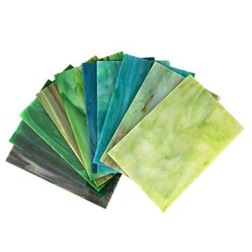 Lanyani Stained Glass Sheets Pack - Perfect for Crafting!