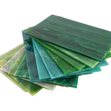 Lanyani Stained Glass Sheets Pack - Perfect for Crafting!