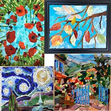 Lanyani Stained Glass Sheets Pack - Perfect for Crafting!