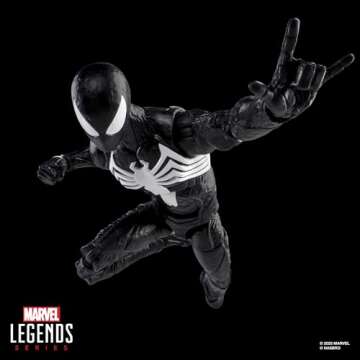 Marvel Legends Series Gamerverse Peter Parker Black Suit, Spider-Man 2 Video Game-Inspired Collectible 6 Inch Action Figure