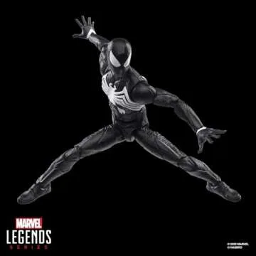 Marvel Legends Series Gamerverse Peter Parker Black Suit, Spider-Man 2 Video Game-Inspired Collectible 6 Inch Action Figure