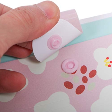 JETEHO Floral Expanding File Folders for School and Office