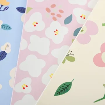 JETEHO Floral Expanding File Folders for School and Office