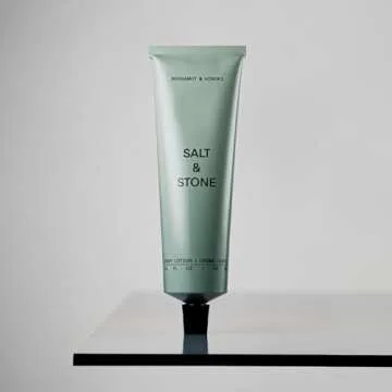 Salt & Stone Body Lotion for Women & Men| Scented Daily Body Lotion | Hydrates, Nourishes & Softens Skin | Restores Dry Skin | Fast-Absorbing | Cruelty-Free & Vegan (100 ml) (Bergamot & Hinoki)