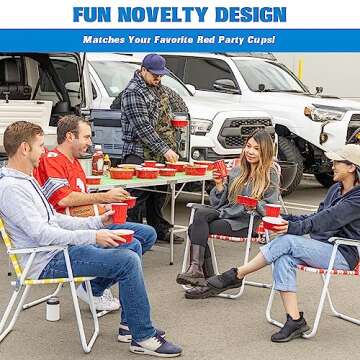 GoBig Red Party Cup Bowls - 50 Small Disposable Plastic Bowls