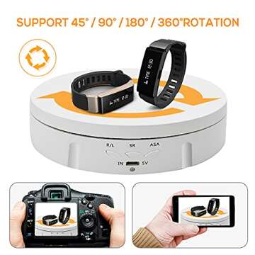 Innovative Motorized Photography Rotating Display Stand for Stunning Product Displays