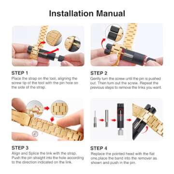 STIROLL Thin Replacement Band Compatible for Apple Watch 49mm 46mm 45mm 44mm 42mm(Series 3 2 1), Stainless Steel Metal Wristband Women Men for iWatch Ultra SE Series 10 9 8 7 6 5 4, Gold