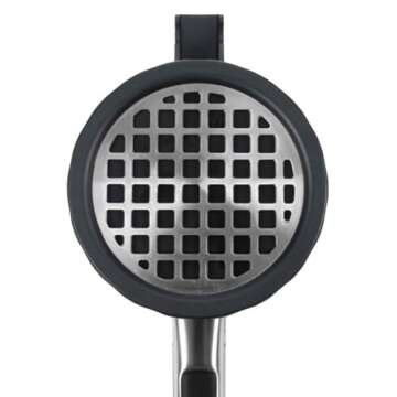 OXO Good Grips 3-in-1 Adjustable Potato Ricer, Black/Silver