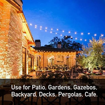 Banord 102FT Outdoor String Lights for Patio Parties
