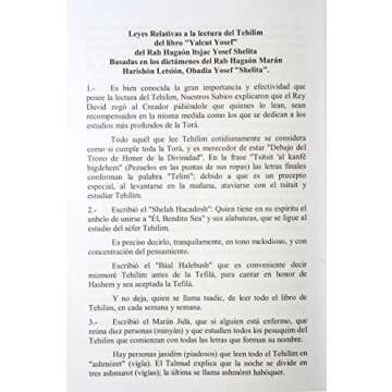 Salmos de David Tehilim Hebreo Español con Fonética