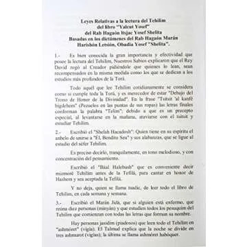 Salmos de David Tehilim Hebreo Español con Fonética