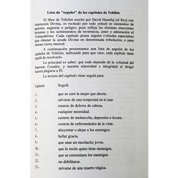 Salmos de David Tehilim Hebreo Español con Fonética