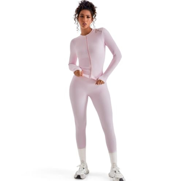 SUUKSESS Seamless Ribbed Workout Set for Women