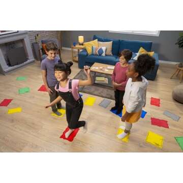 The Original The Floor is Lava! Family Edition - Interactive Game for Kids and Adults - Promotes Physical Activity - Indoor and Outdoor Safe