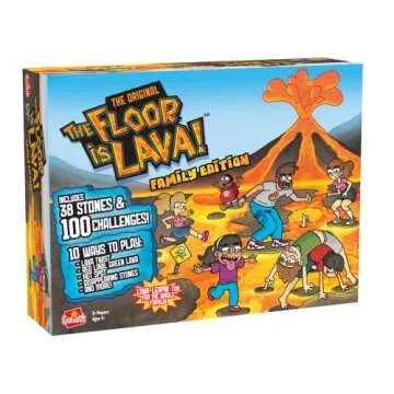 The Original The Floor is Lava! Family Edition - Interactive Game for Kids and Adults - Promotes Physical Activity - Indoor and Outdoor Safe