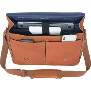 Kenneth Cole REACTION Messenger Bag - Colombian Leather