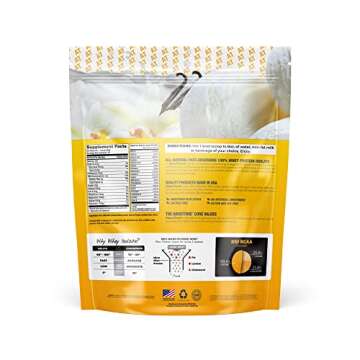 About Time Whey Isolate Protein, Non-GMO, All Natural, Lactose/Gluten Free, 24g of Protein Per Serving (Vanilla - 2 Pounds)