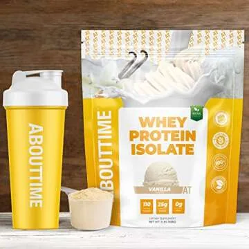 About Time Whey Protein Isolate - Non-GMO Protein