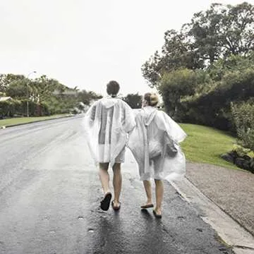 Durable Waterproof Rain Ponchos for All Occasions - 10 Pack