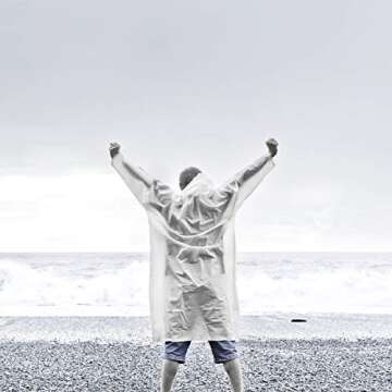 Durable Waterproof Rain Ponchos for All Occasions - 10 Pack