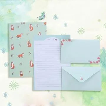 Cute 90PCS Writing Paper & Envelopes Set - 10 Styles
