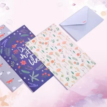 Cute 90PCS Writing Paper & Envelopes Set - 10 Styles