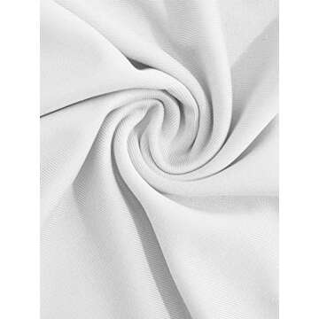 SOFIA'S CHOICE Women's Sexy Backless Tie Back Crop Top Round Neck Sleeveless Tank Top White Small