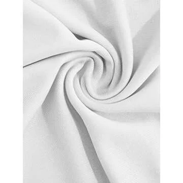 SOFIA'S CHOICE Women's Sexy Backless Crop Top in White