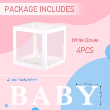 PABUES Baby Boxes for Baby Shower Celebrations
