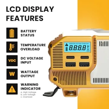 Krieger 1100 Watt 12V Power Inverter with Installation Kit