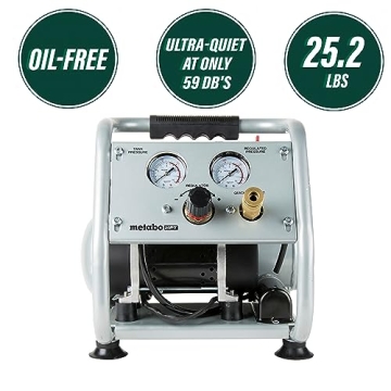 Metabo HPT Ultra Quiet Air Compressor 125 PSI 1 Gallon
