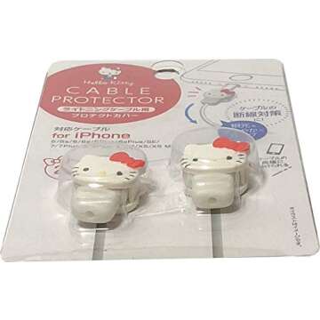 Friend Sanrio Hello Kitty Cable Protector Set for iPhone (2pcs)