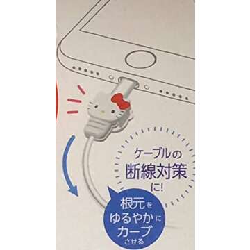 Hello Kitty Cable Protectors for iPhone - 2 Pack of Fun and Functional Accessories