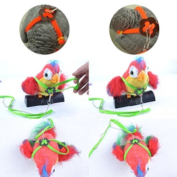 Hypeety Adjustable Bird Harness for Parrots and Cockatiels