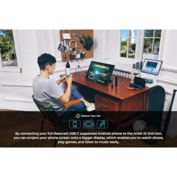 XPPen Artist 22 2nd Drawing Tablet 21.5-Inch for Creative Pros