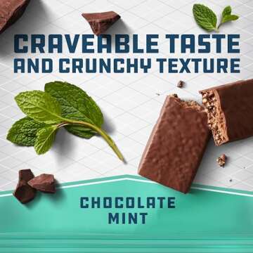 CLIF Builders - Chocolate Mint Flavor - Plant Based Protein Bars - Gluten Free - Non-GMO - Low Glycemic - 20g Protein - 2.4 oz. (12 Pack)