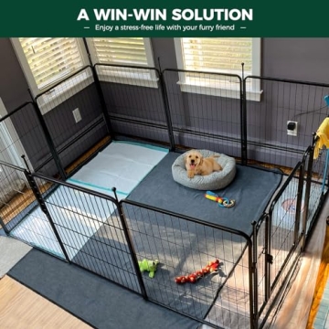 FXW Rollick Dog Playpen Secure Portable Enclosure for Dogs