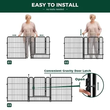 FXW Rollick Dog Playpen Secure Portable Enclosure for Dogs