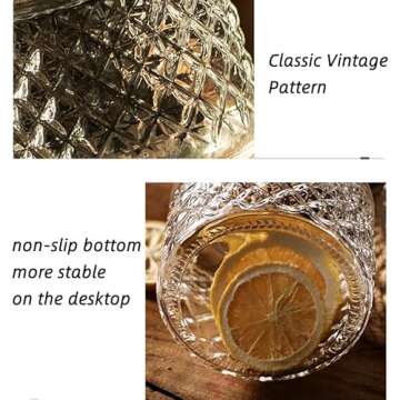 Prettidecor Glass Storage Jar, 38 FL OZ, Food Canisters with Bamboo Lid, Kitchen Containers Decorative Airtight Glass Jars For Cereal Nuts Snack Candy Cookies Coffee Tea