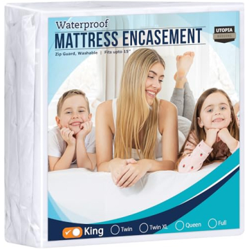 Utopia Bedding Zippered Mattress Encasement King - Ultimate Protection for a Peaceful Sleep