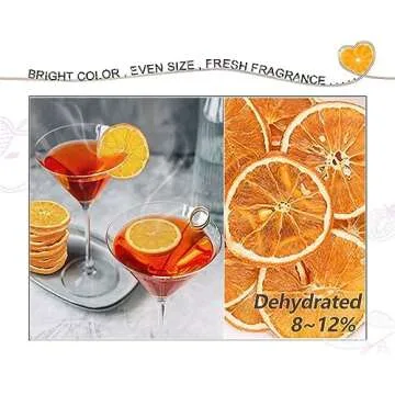 Dried Orange Slices - Sugar-Free Natural Fruit for Cocktails