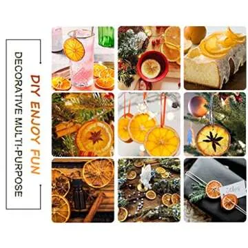 Dried Orange Slices - Sugar-Free Natural Fruit for Cocktails