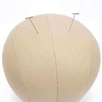 BHD BEAUTY Cork Canvas Block Mannequin Head for Wigs